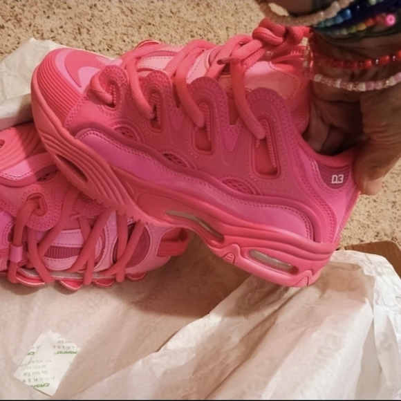 Osiris Women's Pink Chunky Skate Sneakers - Picture 3 of 10